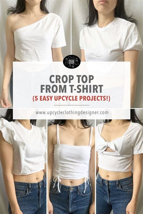 how to crop your shirt.